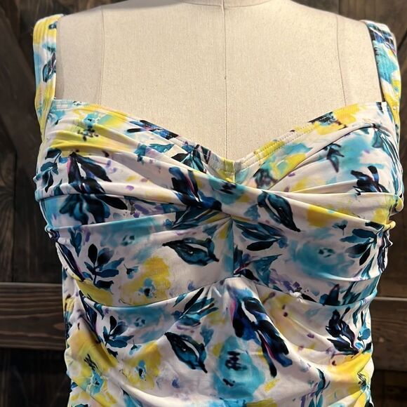 Nip Tuck Swimsuit One Piece Joanne Twist Multi Sz-10 - Picture 6 of 14